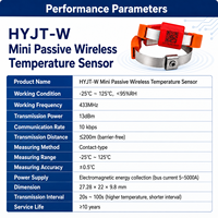 Sensor de Temperatura Inalámbrico Sin Batería Heyuan para Contacto de Interruptor de Circuito de Subestación de Tracción, Alarma de Sobrecalentamiento