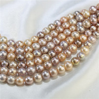 Feimefeirun — perles d'eau douce naturelles, brins de perles naturelles de qualité AA, vente en gros, 11-12mm