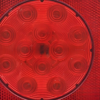 Feu arrière carré LED 12V pour remorque, lampe de remorquage rouge pour camion, pièce de rechange