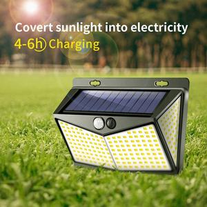Wason nuova 208 LED aggiornato angolo di illuminazione 270 <span class=keywords><strong>3</strong></span> modalità di energia solare sensore di movimento giardino parete per giardino percorso Garage portico - Product Image 5