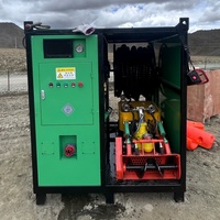 Robot de nettoyage sous-marin intégré pour le contrôle des canalisations, le dragage des boues et l'élimination des déchets dans les fossés
