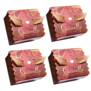 New Fashion Luxury Square Candy Box Creative Valentine's Day Gift Candy Box Wedding Gift Box Packaging Supplies