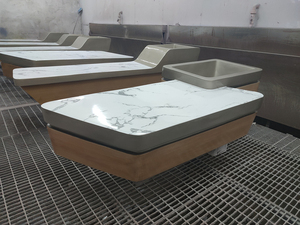 ม้านั่งไฟเบอร์กลาสเชิงพาณิชย์ที่เป็นมิตรกับสิ่งแวดล้อม เบาะนั่งทนทานสำหรับสวนสนุกและพื้นที่ผจญภัย - Product Image 1