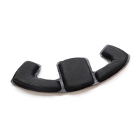 Coussinets de casque de moto amovibles et réglables, en mousse interne, accessoires de protection, doublures de casque de moto