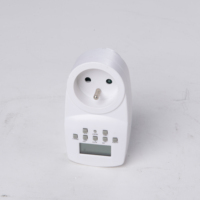 Minuteur numérique programmable multifonctionnel OEM blanc 16A à commande automatique pour intérieur