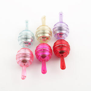 Romántico oso arándano plátano melocotón fresa Granada bálsamo labial OEM hidratante alisado piruleta lápiz labial esférico - Product Image 3