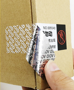 Autocollant de sécurité holographique personnalisé étanche avec garantie, à déchirer pour révéler le mot secret, jetable, invalide si déchiré - Product Image 2