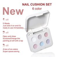 Nouveau Kit de Gel Pat Pat Kinnco 2026 OEM ODM pour Nail Art, Peinture d'Ongles, Gel UV, Vente en Gros, Kit 6 Couleurs, 3 Styles Disponibles