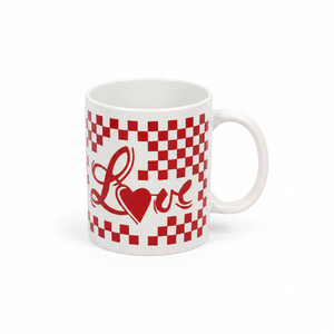 3.8\" Modern & <b>Cute</b> Valentine Ceramic <b>Mug</b> 200/400ml Stoneware Microwave & Thermal Safe with Lid Healthy Business Gifts ODM Model - Product Image 4