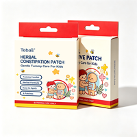 Patch corporel aux herbes naturelles Tebas, autocollant omblical, certifié CE, hypoallergénique, tissu doux, confort doux, usage quotidien, taille personnalisable