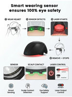 552 Dioden VCSEL Laser Haarwuchs-Helm 655nm Professionelles Smart LLLT-Gerät für Kliniken und Einzelhandel