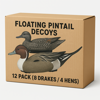 Décoys de canard mandarin personnalisés de 18 pouces, gonflables, flottants, imperméables, écologiques, durables, en plastique PE pour la chasse