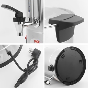 Distributeur d'eau chaude commercial Dkc en acier inoxydable 50L pour thé et boissons - Product Image 2