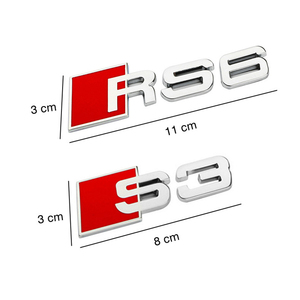 สติกเกอร์โลหะติด3D สำหรับรถ <span class=keywords><strong>Audi</strong></span> <span class=keywords><strong>S</strong></span> <span class=keywords><strong>Line</strong></span> S3 S4 S5 S6 S7 S8 RS3 RS4 RS5 RS6โลโก้รถ RS8อุปกรณ์ตกแต่งท้ายรถ - Product Image 6