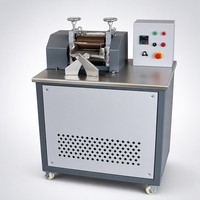 Kunststoff-Pelletiermaschine Zweiwalzen-Labormühle NBR EPDM Gummimischung Misch- und Granuliermaschine für Probentests Elektrische Heizung CE ISO