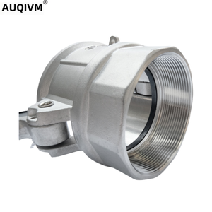 Auqivm D-Type Ss304 Gesmeed Flens Cam Koppeling Hoge Kwaliteit Lage Druk Chemisch Bestendige Corrosiebestendige Buisfittingen - Product Image 4