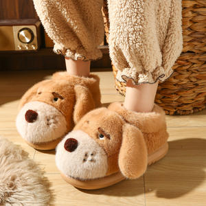 รองเท้าผ้าฝ้ายสำหรับผู้หญิง ใส่ได้ทั้งในบ้านและนอกบ้าน อุ่นสบาย ระบายอากาศได้ดี น้ำหนักเบา กันลื่น ป้องกันไฟฟ้าสถิต พื้นหนา - Product Image 3