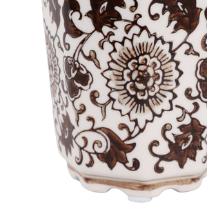 Candela Profumata in Ceramica con Bordo Decorativo Ondulato, Elegante Accento Votivo per Arredamento Interno ed Esterno - Product Image 5