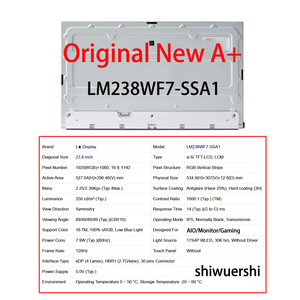 Écran LCD de remplacement IPS 23,8 pouces 2560*1440 LVDS 92 broches LM238WF7 SSA1 LM238WQ3 SSA1 LM238WQ1 RSAL2 SLA1 SSA1 SSB1 SSB2 SSC1 - Product Image 2