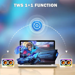 مكبر صوت لاسلكي ريترو صغير محمول/بطاقة tf/تشغيل كابل صوت متعدد الأوضاع - Product Image 6