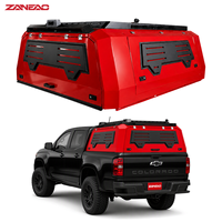 Capot rigide en alliage d'aluminium pour pick-up avec panneaux latéraux MOLLE et porte arrière solide pour Chevrolet Colorado