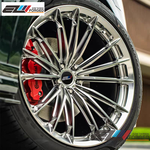 EZW 1 Mảnh Tùy Chỉnh Giả Mạo Vành Chrome Sâu Lõm Xe Whee Nhôm Hợp Kim Xe Bánh Xe Đánh Bóng Vành Xe - Product Image 3