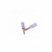 Conector Macho Tipo Banana de 4mm Chapado en Oro