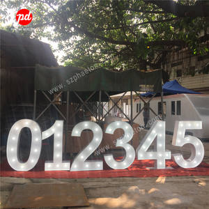 <span class=keywords><strong>13th</strong></span> fiesta de cumpleaños suministros 0-9 led gran letrero gigante número para el evento y suministros de la boda cumpleaños decoración - Product Image 3