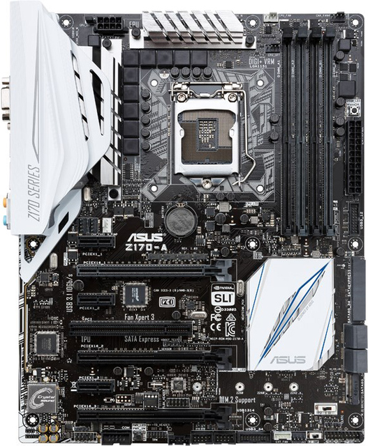 Used Cheap Intel for Z170-A Motherboard ATX LGA1151 6/7th Gen Desktop Support DP for M.2 DDR4 64GB RAM O.C. GAMING