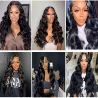 Extensions de cheveux humains vierges Remy 100% naturels, qualité 12A, brésiliennes, non traitées, super double drawn, ondulées, à bandes adhésives
