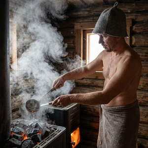 Lightweight Grey Wool <b>Felt</b> Banya Hat Moisture Wicking Sauna Head Protection Essential Accessories for Home & Commercial Sauna - Product Image 6