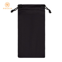 Étui pour lunettes de vue et de soleil avec logo personnalisé imprimé, en tissu microfibre, étui souple pour l'emballage des lunettes de soleil