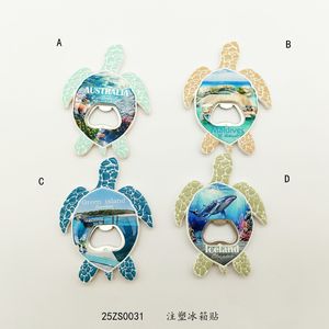 Ouvre-bouteille magnétique souvenir de haute qualité personnalisé Espagne <span class=keywords><strong>France</strong></span> Japon Aimant de réfrigérateur en ABS Ouvre-bouteille de bière pour cadeau de touristes - Product Image 3