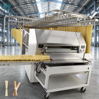 Machine à pâtes et nouilles instantanées entièrement automatique en acier inoxydable, haute efficacité, capacité de 500 kg/h, équipement industriel