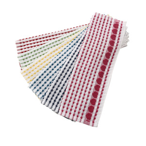 Striped Kitchen <b>Towel</b> 38x60 Cm Absorbent Rectangle For Home Use Green White Pattern - Product Image 4