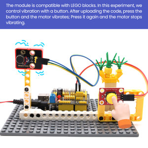 Keyestudio عالية الجودة وحدة محرك الاهتزاز الهاتف المحمول هزاز لاردوينو - Product Image 6