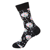 Chaussettes de sport décontractées en coton tricoté, confortables, personnalisées avec logo jacquard, colorées, pour femmes, filles et garçons, imprimées numériquement, faible MOQ usine