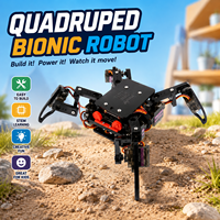 Kit de robot araignée quadrupède bionique Zetok SR01 8-DOF pour codage STEM avec ESP8266, compatible IDE, pour les 8 ans et plus, DIY