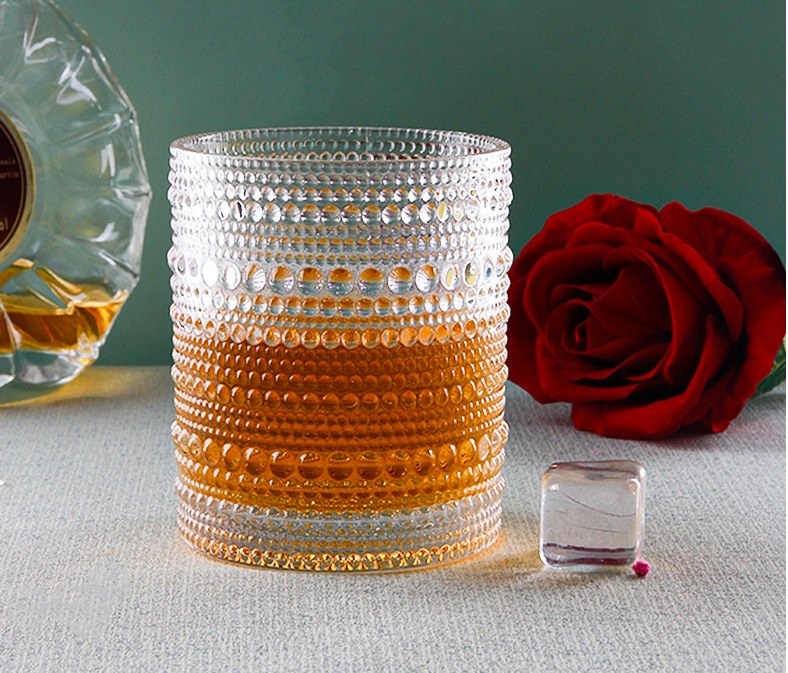 330ml Clear Collection Double Old Fashioned bubble glass Cocktail Glass 11oz