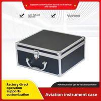 Valise en alliage d'aluminium recommandée par le fabricant, avec doublure intérieure en mousse EVA pour le rangement d'instruments et d'outils, modèle polyvalent YH-1058