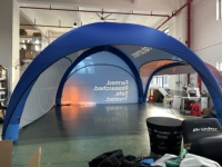 Tente de course gonflable OEM ODM 7x8m, dimensions personnalisées, imperméable, pour salon professionnel, destinée aux grossistes mondiaux