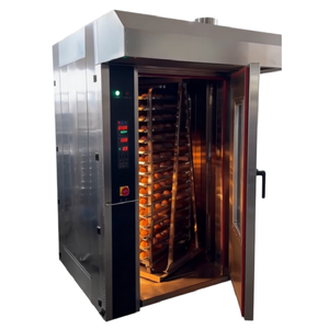 <span class=keywords><strong>Four</strong></span> à sole rotatif industriel en acier inoxydable, alimenté électriquement, pour la production de boulangerie à grande échelle - Product Image 5