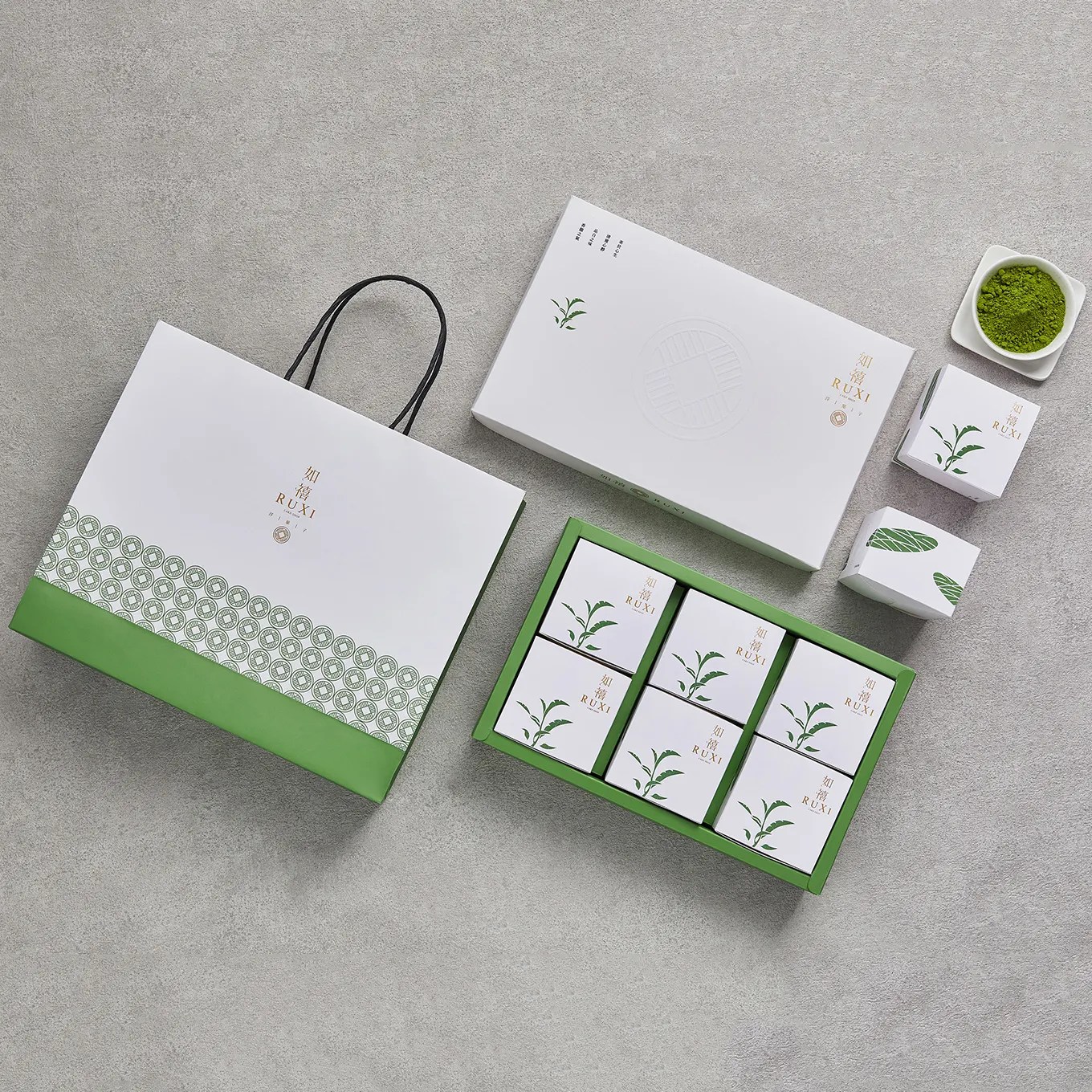 Luxus hand gefertigte Pappe benutzer definierte Verpackung Lieferant gedruckt mattes Papier Kaffee Macha Tee Geschenk box Set starre Boxen