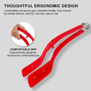 Pinzas de Cocina Multifuncionales de Silicona Resistentes al Calor, Antiadherentes, para Carne, Espátula, Pinzas para Picnic y Barbacoa - Product Image 4