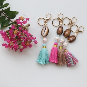 Bán Buôn Đen Cowrie Shell <span class=keywords><strong>Key</strong></span> Chain Tự Nhiên Shell & Conch Trang Trí Nội Thất Shell Thủ Công Mỹ Nghệ & Quà Tặng Du Lịch Lưu Niệm - Product Image 1