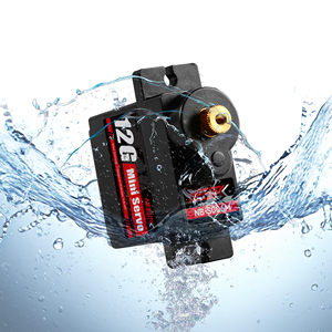 NEEBRC 12g Digital Micro Servo Metal Gear Motor de núcleo impermeable para 450 helicóptero <span class=keywords><strong>SCX24</strong></span> 1/24 RC coche <span class=keywords><strong>Axial</strong></span> <span class=keywords><strong>SCX24</strong></span> barco Wltoy parte - Product Image 2