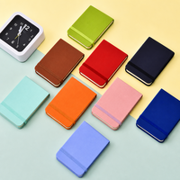 Carnet de poche personnalisé A7, journal en cuir PU personnalisé, mini-agenda quotidien, petit bloc-notes, cadeau d'entreprise, ensemble de papeterie de bureau
