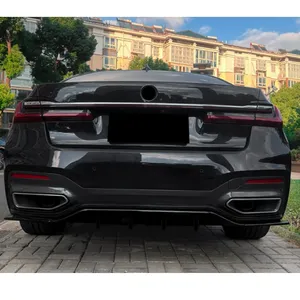 สำหรับรถยนต์ BMW ซีรีส์ 7 รุ่น G11 G12 M Sport ปี 2019-2022 ชุดแต่งกันชนหลัง ดิฟฟิวเซอร์ สปอยเลอร์ บอร์ดป้องกัน ชุดแต่งตัวถังรถยนต์ - Product Image 6