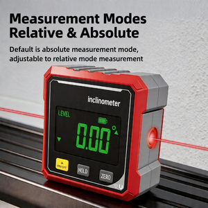Inclinomètre numérique amélioré à <span class=keywords><strong>double</strong></span> aimant magnétique, instrument <span class=keywords><strong>laser</strong></span> pour la détection d'angle et de <span class=keywords><strong>pente</strong></span> - Product Image 1