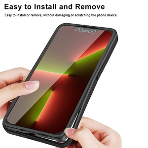 เคสกันกระแทก360เกรดทหารสำหรับ <span class=keywords><strong>iPhone</strong></span> 16E 16 15 14 13 <span class=keywords><strong>12</strong></span> 11 <span class=keywords><strong>Pro</strong></span> <span class=keywords><strong>Max</strong></span> PLUS ฝาครอบ PC ใสเคสแข็งแบบใส - Product Image 4